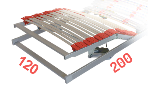 Motorové polohovacie rošty do postele 120x200 cm Motorové polohovacie rošty do postele 120x200 cm