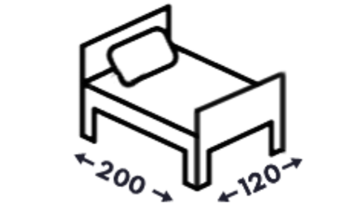 Postele s čelami 120x200