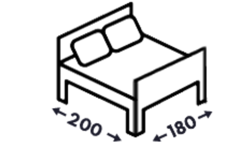 Postele s čelami 180x200