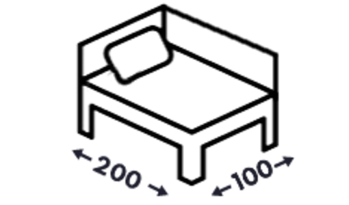 Rohové postele 100x200