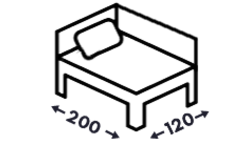 Rohové postele 120x200