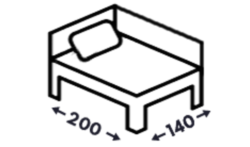 Rohové postele 140x200