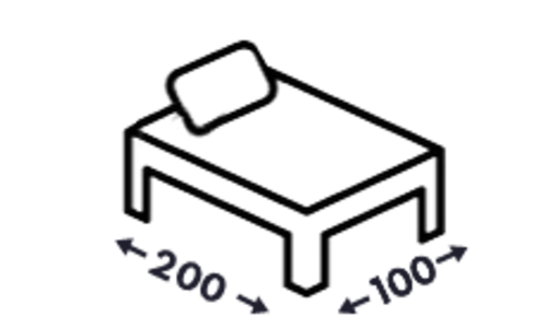 Váľandy, postele bez čela 100x200 Váľandy, postele bez čela 100x200