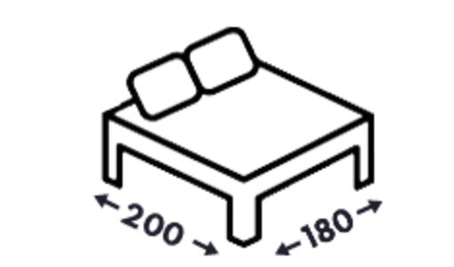 Váľandy, postele bez čela 180x200 Váľandy, postele bez čela 180x200