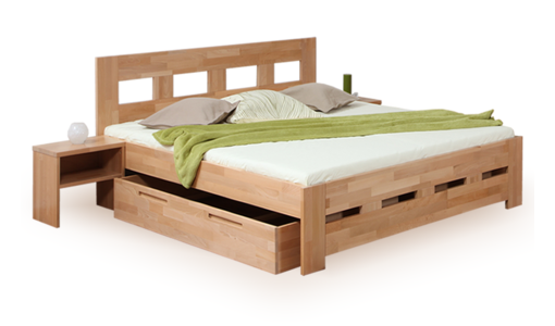 Drevené postele z masívu