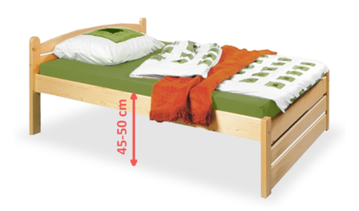 Zvýšené, vysoké  postele