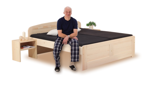 Zvýšené a vysoké postele pre seniorov 