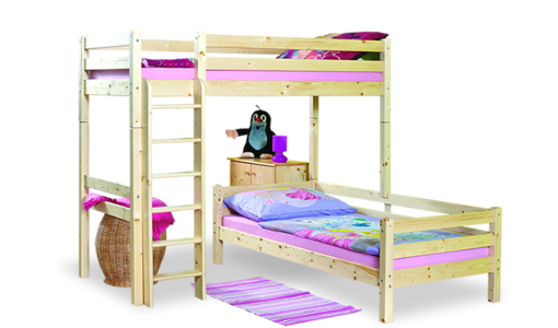 Poschodové postele podľa tvaru