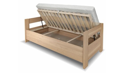 Postele s tromi čelami a úložným priestorom Postele s tromi čelami a úložným priestorom