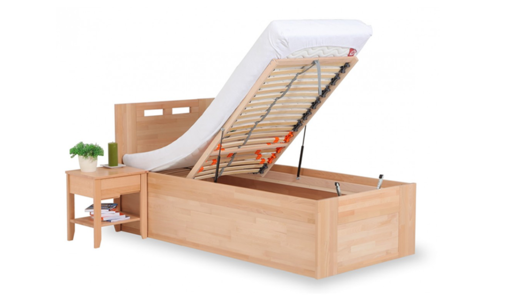 Postele jednolôžka s úložným priestorom