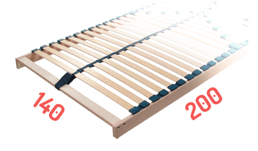 Pevné rošty do postele 140x200 cm