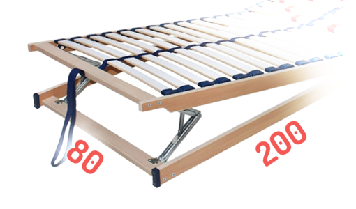 Polohovacie rošty do postele 80x200 cm
