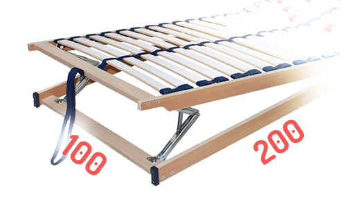 Polohovacie rošty do postele 100x200 cm Polohovacie rošty do postele 100x200 cm