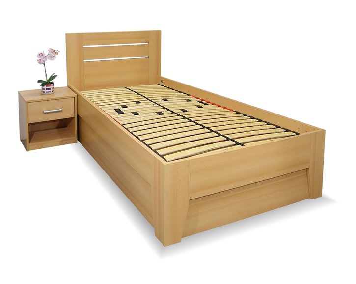 Zvýšená posteľ s úložným priestorom CANARIA, 120x200