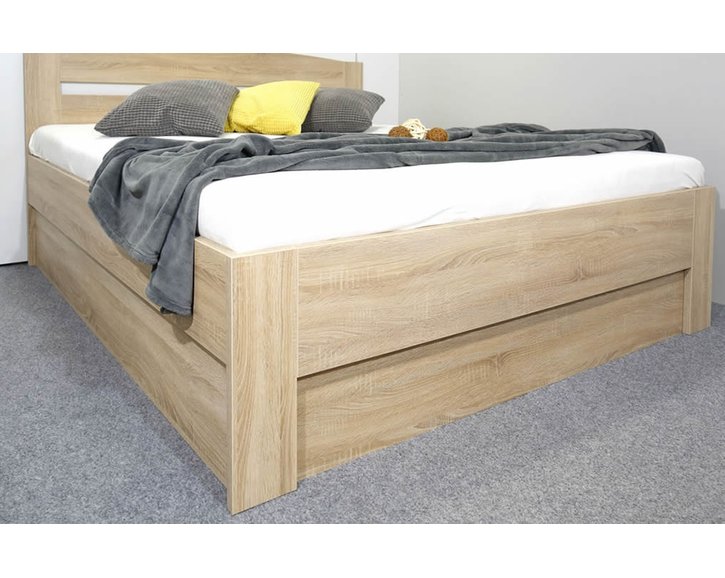 Posteľ jednolôžko s úložným priestorom Maria, 80x220, 90x220
