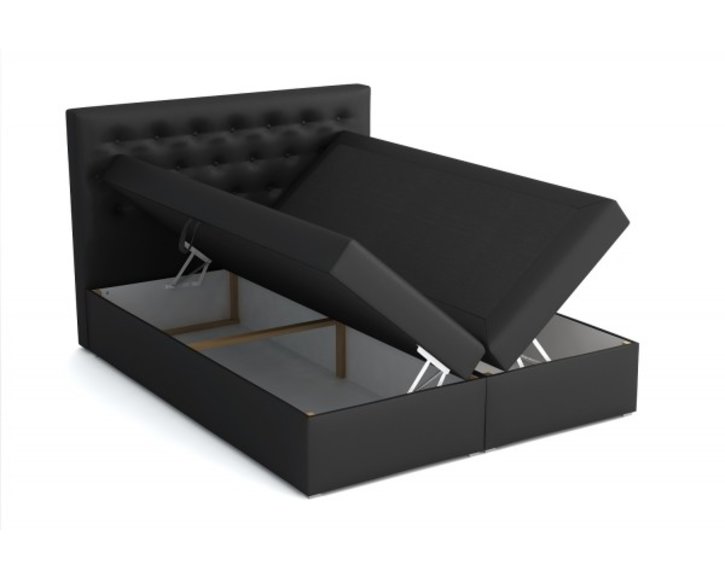 Americká posteľ boxspring CS34015, s matracom a úložným priestorom, 140x200 cm Americká posteľ boxspring CS34015, s matracom a úložným priestorom, 140x200 cm