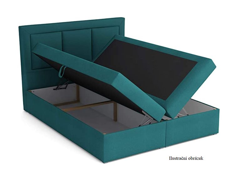 Americká posteľ boxspring CS34010, s matracom a úložným priestorom, tmavo šedá, 180x200cm Americká posteľ boxspring CS34010, s matracom a úložným priestorom, tmavo šedá, 180x200cm