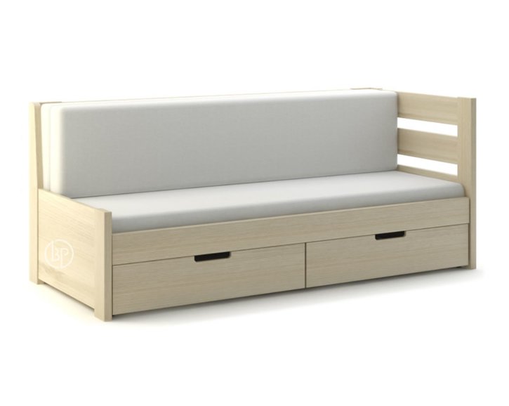 Rozkladacia posteľ s úložným priestorom FLEXI A, pravá, lamino Rozkladacia posteľ s úložným priestorom FLEXI A, pravá, lamino