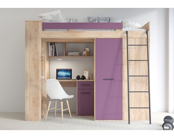 vera-dub-sonoma-fialová-pravé prevedenie pohľad spredu vera-dub-sonoma-fialová-pravé prevedenie pohľad spredu