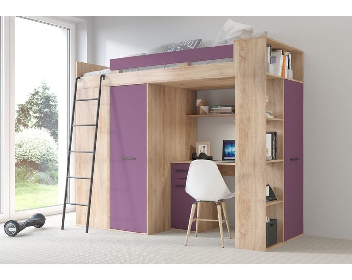 vera-dub-sonoma-fialova-ľavé prevedenie vera-dub-sonoma-fialova-ľavé prevedenie