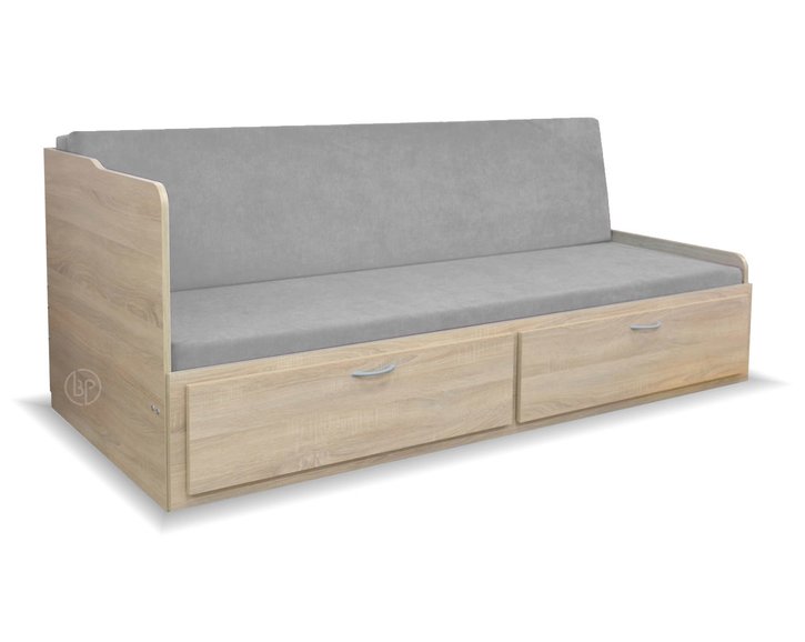 Rozkladacia posteľ MINDES 90 pravá - ľavá, dub sonoma Rozkladacia posteľ MINDES 90 pravá - ľavá, dub sonoma