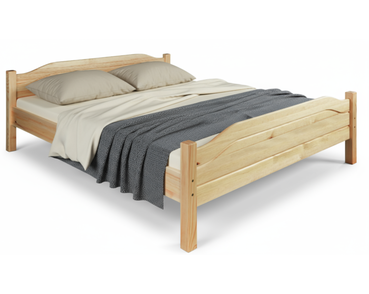 Postel 140x200 DREW-101 z masivu borovice Postel 140x200 DREW-101 z masivu borovice