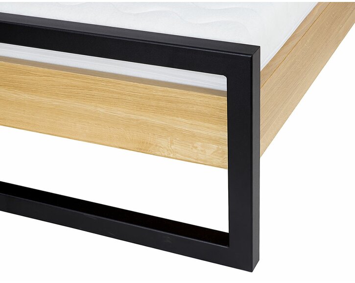 Čelo - Posteľ dvojlôžko Drew - 371, masív dub