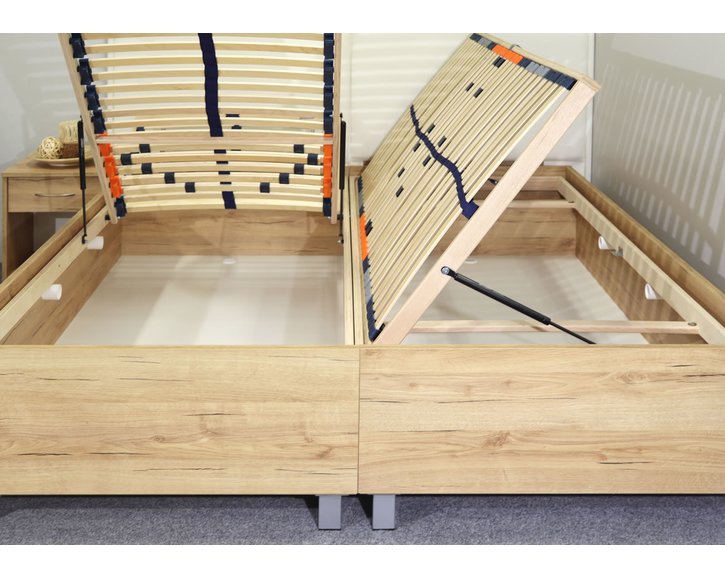 Výklopy - dvojlôžko s úložným priestorom LA FINESA