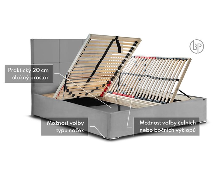 Test čalúnenej postele Vega Test čalúnenej postele Vega