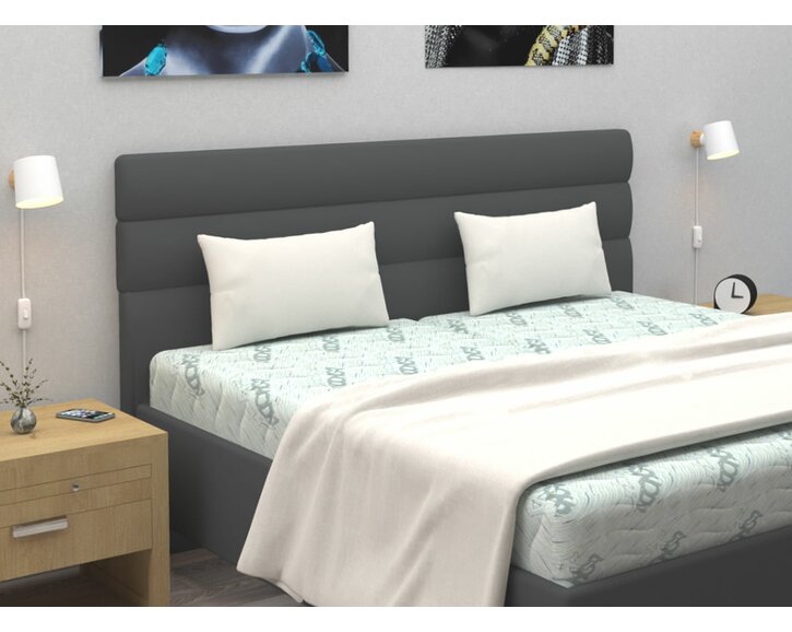 Čalúnená posteľ Wally, s roštom a úložným priestorom Čalúnená posteľ Wally, s roštom a úložným priestorom