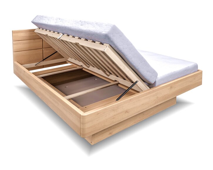 Posteľ FENIX - detail úložného priestoru