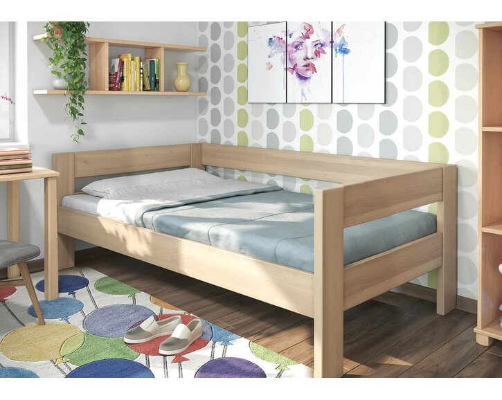 Posteľ jednolôžko Ela s čelami