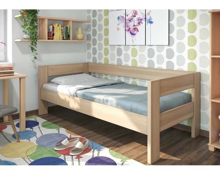 Posteľ jednolôžko Ela s čelom