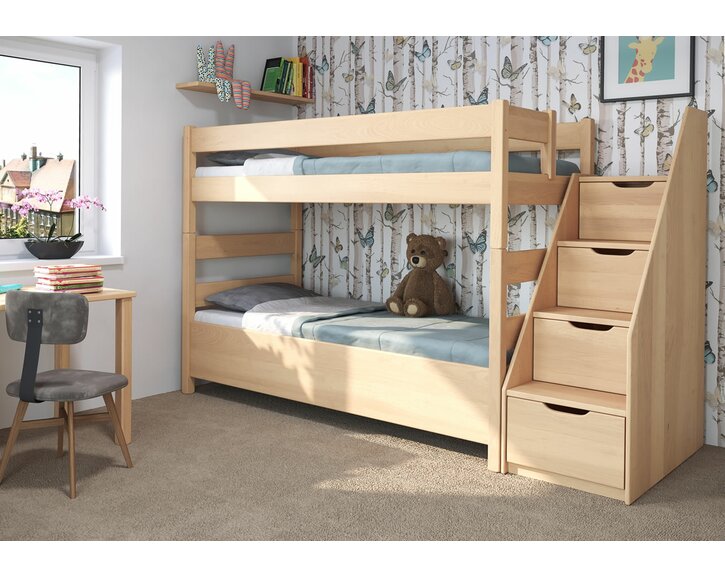 Poschodová posteľ Junior 13 Pravá