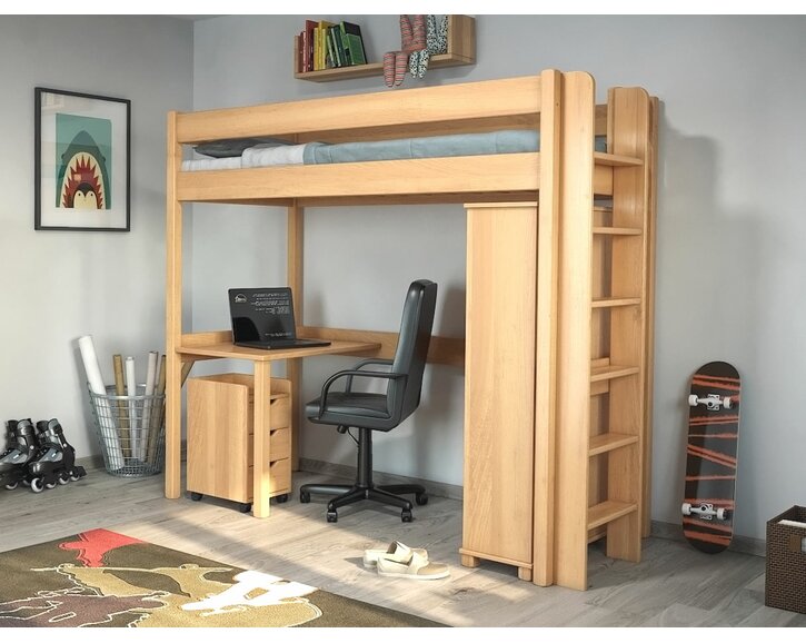 Poschodová posteľ JUNIOR 5, PRAVÁ