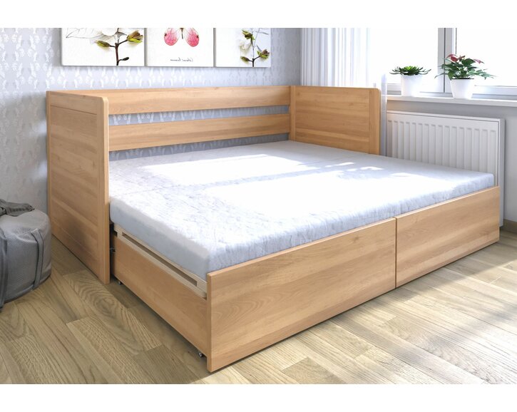 Rozkladacia posteľ Sára s vysokými čelami