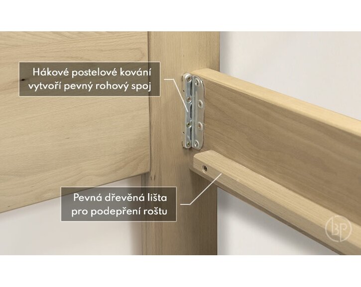Spojenie -  jednolôžko z masívu Ela, masív dub