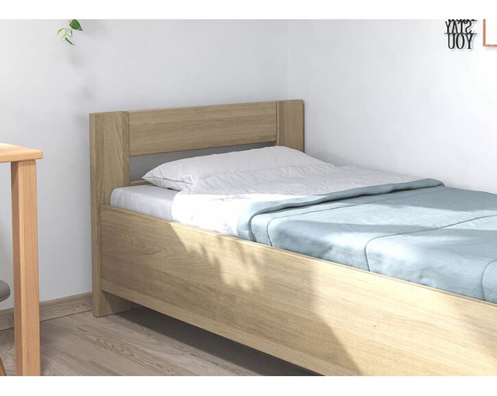 Zaoblenie - posteľ jednolôžko Ela