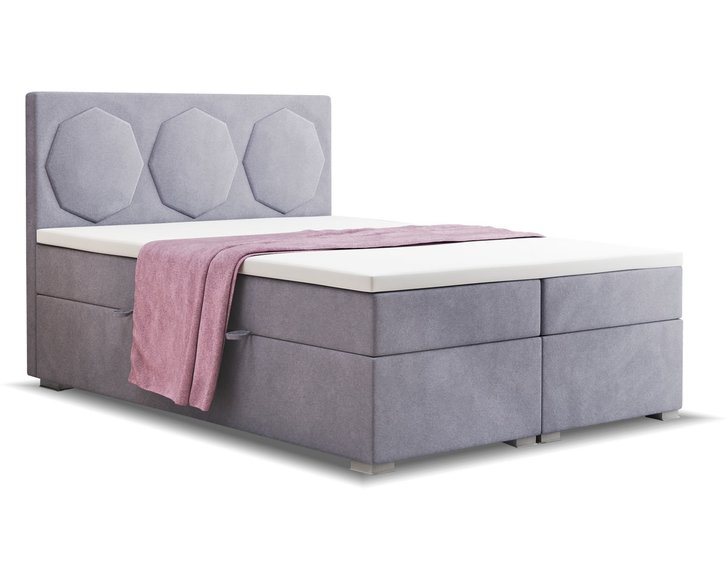 Zvýšená posteľ boxspring Grande