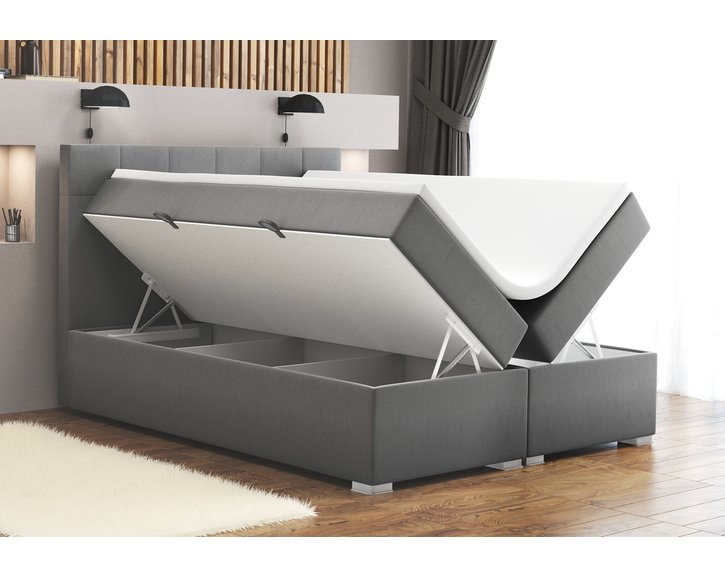 Úložný priestor - dvojlôžko s úložným priestorom Lindt