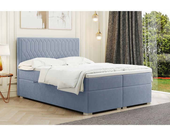 Dizajn čalúnenej postele Rimini