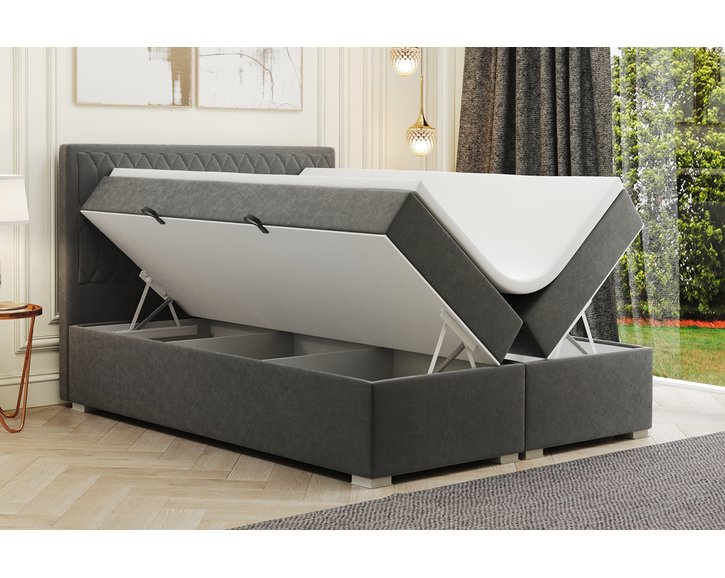 Úložný priestor - dvojlôžko s úložným priestorom Rimini