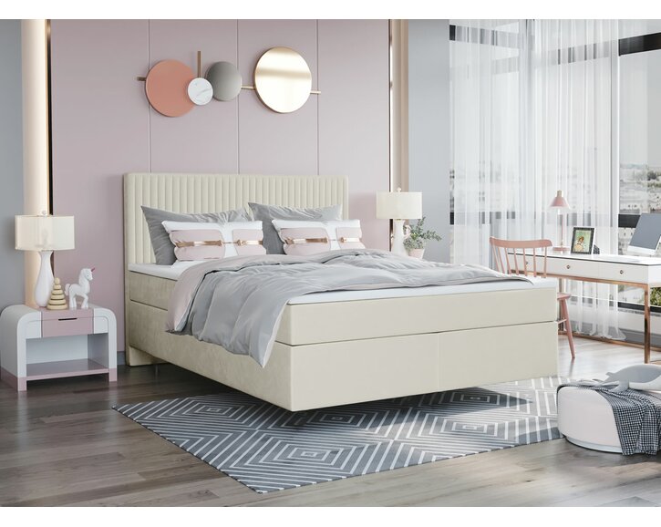Design - zvýšená posteľ boxspring Sevila 2