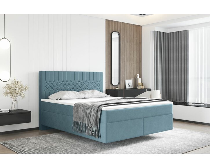 Design - zvýšená posteľ boxspring Sevila 4
