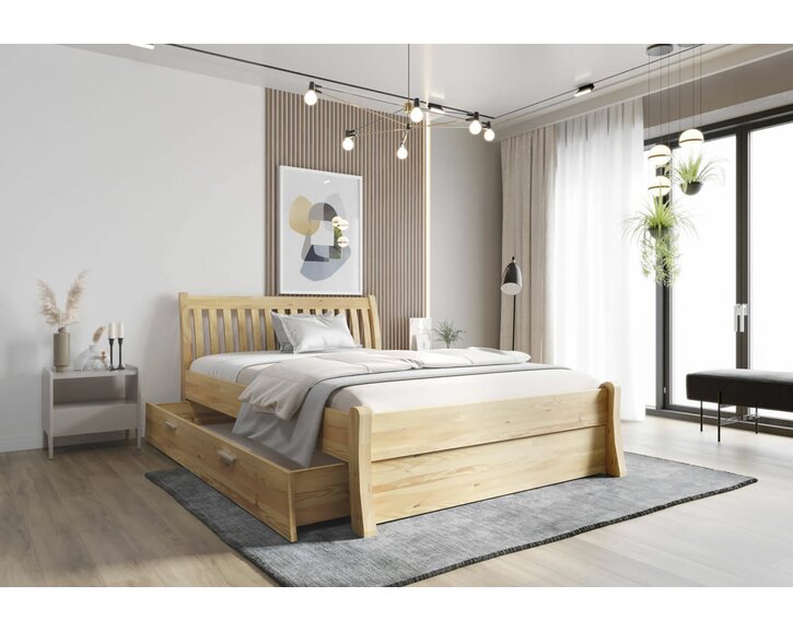 Drevená posteľ Nordica Drevená posteľ Nordica