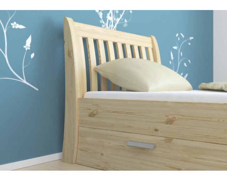 Drevená posteľ Nordica - detail Drevená posteľ Nordica - detail