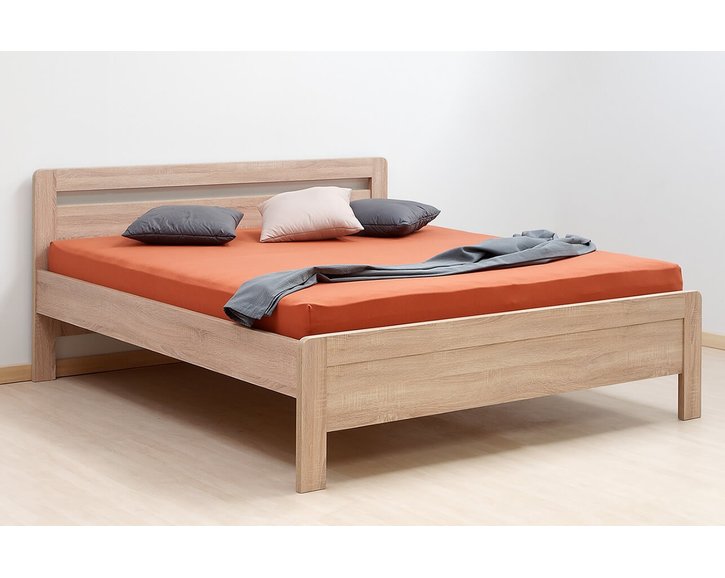 Manželská posteľ dvojlôžko KARLO - oblé, lamino, 160x200, 180x200 cm Manželská posteľ dvojlôžko KARLO - oblé, lamino, 160x200, 180x200 cm