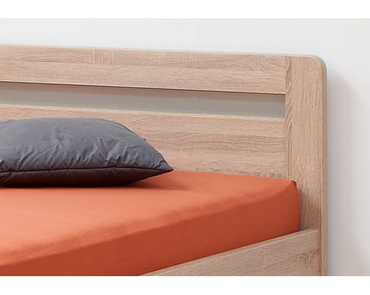 Posteľ jednolôžko KARLO 120 oblé, lamino, 120x200cm Posteľ jednolôžko KARLO 120 oblé, lamino, 120x200cm