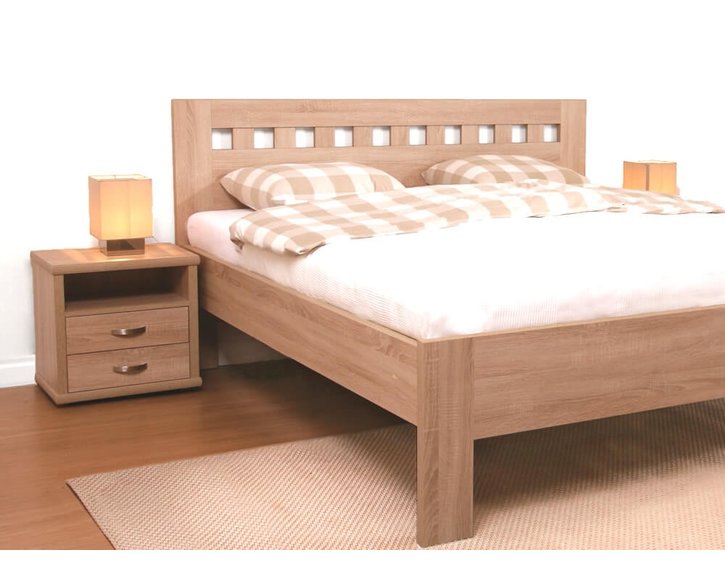 Nočný stolík dvojzásuvkový L25 Nočný stolík dvojzásuvkový L25