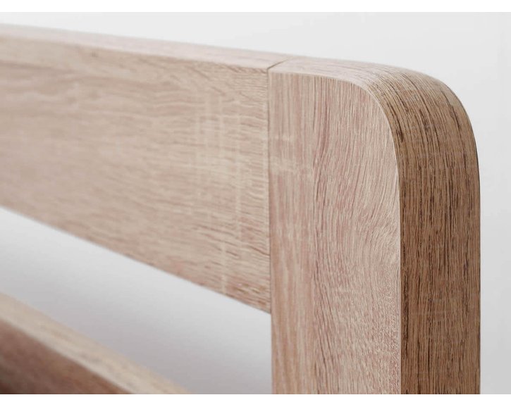 Posteľ dvojlôžko s úložným priestorom MARIKA-oblá, lamino, čelný výklop Posteľ dvojlôžko s úložným priestorom MARIKA-oblá, lamino, čelný výklop